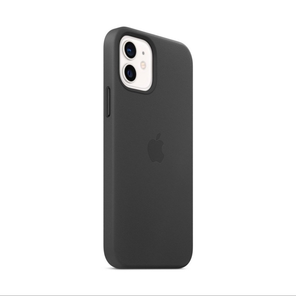 Apple iPhone case 12 Pro black leather w/ MagSafe